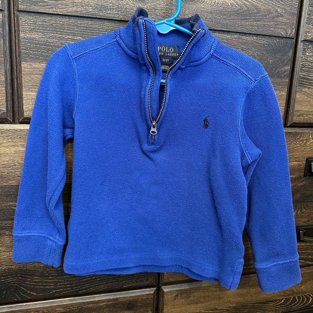 Polo by Ralph Lauren Toddler Quarter Zip Sweater